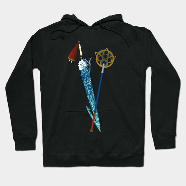 Brotherhood and Staff Hoodie by SalwaSAlQattan